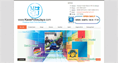 Desktop Screenshot of kaospolosjaya.com